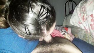 pov amateur fellatio cum into mouth