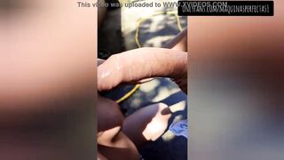 MY PREGNANT NEXT DOOR SUCKING PEE SLIMMING MY PENIS TO THE