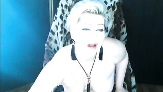 Ride a pvc penis for a homemade client! babe old