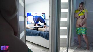 Step Daughter Spying on Stepdad Part two