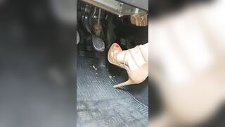 Pedal Pumping with Pretty Heels