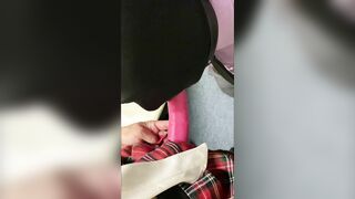 FEM DOM, Slutty School sluts Gets her own back on Perverted Professor. Fake-Dick,
