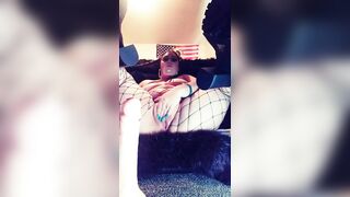 Fucking my Cunt with a Vibrator till I Squirt all over my