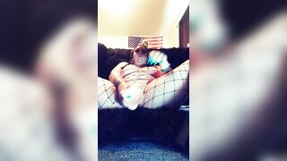 Fucking my Cunt with a Vibrator till I Squirt all over my