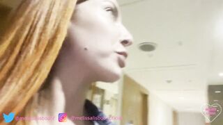 Sensual next door with a rough penis into the elevator looking