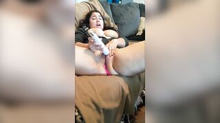 MexxxicanRose Snatch Leaking from Masturbating inside Vehicle
