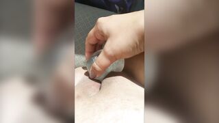 MexxxicanRose Snatch Leaking from Masturbating inside Vehicle