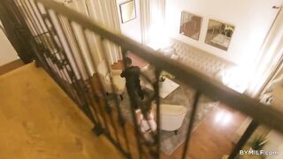 Officer And Wifey Fucks Inside Front Of A Criminal -