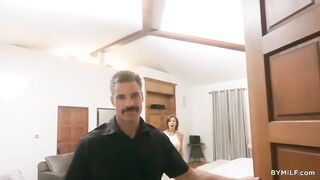 Officer And Wifey Fucks Inside Front Of A Criminal -