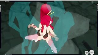 [CM3D2] Gurren Lagann Cartoon - Quick Gang Bang for Yoko Littner