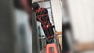Self Bdsm with Gang Ball