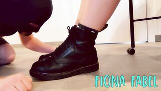 Cutie Fiona Dr. Martens Worship after Walk