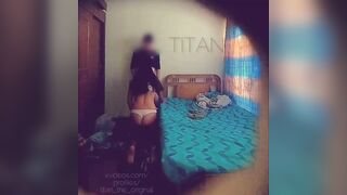 Secret camera with a Bombshell women, she is a co-worker,