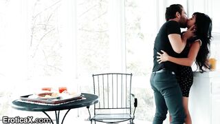 Slutty oriental Widow Fucks Her Brother Into Law - EroticaX