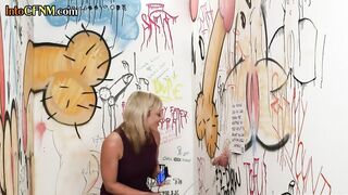 CFNM Bae Sucking Off off Tiedup Gloryhole Penis