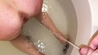Peeing in my Asshole and my Peeing inside Doggy Style