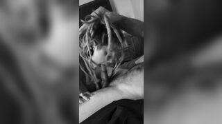 Dread Headed Hoe Gets Face Banged!