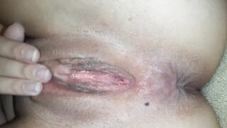 Solo Ten Finger Bang her Cumshot Snatch till she Squirts on her Toes