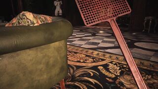 Resident Evil 8 Spanking Lady Dimitrescu Butt with Fly Swatter Resident Evil