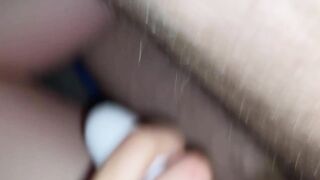 Depraved Amazing College Girl Wanted Double Penetration and took out a Sex Toy