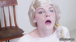 Spicy barely legal is taken into butt hole madhouse for uninhibited