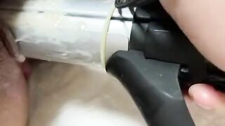 生理終わりかけでコテでオナニー※閲覧注意※ Masturbation at the end of Menstruation/browsing Attention
