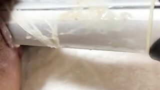 生理終わりかけでコテでオナニー※閲覧注意※ Masturbation at the end of Menstruation/browsing Attention