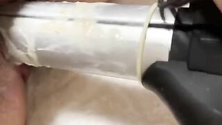 生理終わりかけでコテでオナニー※閲覧注意※ Masturbation at the end of Menstruation/browsing Attention