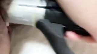 生理終わりかけでコテでオナニー※閲覧注意※ Masturbation at the end of Menstruation/browsing Attention