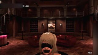 Blonde into the Armchair (sex toy, Anal and Vaginal Penetration, Hand Job, Oral Sex) 3D