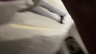 TESSA YUMMY using my Clitoris Sucker inside a Outside Parking-lot
