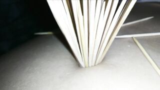 Navel Torture with Toothpicks