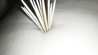 Navel Torture with Toothpicks