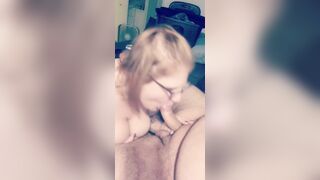 BBW milf Sucking Off Penis and Titty Fucking