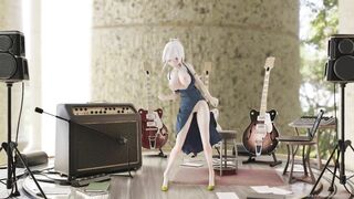 Mmd R18 Haku Hot Band Singer Seduce her Fans with very Naughty