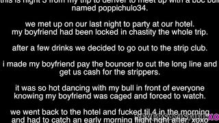 White Ex-Wife Ebony Bull Vacation Hotel Cuckold Hubby Watches Hotwife Cheat inside