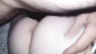 Daddy Fuckin this Tight little Cunt with a Jizzed on my Cunt.