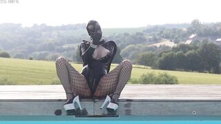 Cristal Dirty into Pvc Fucking, getting Licked, Oral Sex and Tied Hand Job on