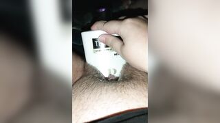 Bunni Stretching with Thick Conditioner Bottle