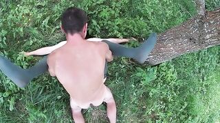Wild Life: Banged my Hairy Twat under the Oak Tree