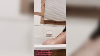 Toes Bdsm Strawberry Shortcake Solo Smoking inside Bath Tub with Anal Play OneFaTheTeamxxx