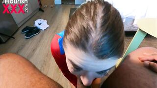Wonder Woman catches her Cheating Man and gets cramped -