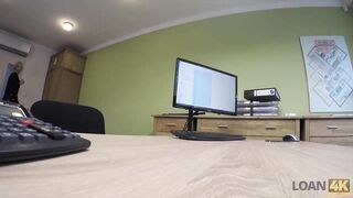 LOAN4K. Needing a loan makes the businesswoman hook up with