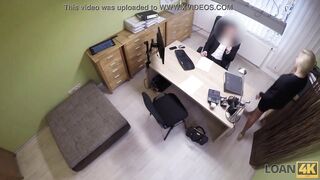 LOAN4K. Needing a loan makes the businesswoman hook up with