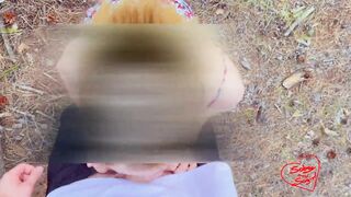 Risky Sex inside a Coniferous Forest - SOboyandSOgirl