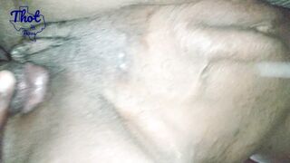 Thot into Texas - Creamy Black bimbo Fuck