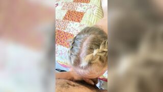 pov Beautiful Deep Throat Blow Job