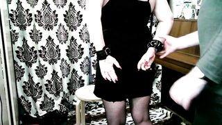 babe Amateur Russian cougar Slutwife AimeeParadise & Rubber-clamps-bondage-submissive Sub Bondage ))