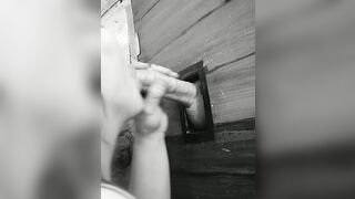 Stranger at a Glory Hole Jizzes Rough from goddess Ex-Wife's Mouth