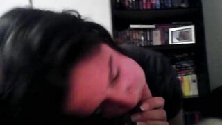 Pretty Blow Job and Titty Plowed with Facial